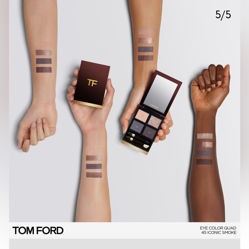 Tom Ford Eye Color Quad Creme Eyeshadow Palette - 45 Iconic Smoke - Picture 6 of 10